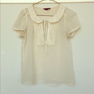 American eagle sheer polkadot blouse!!!!! ❤️